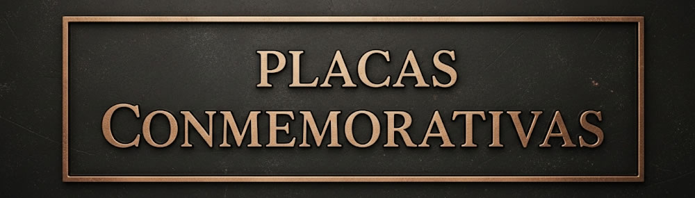 placas conmemorativas